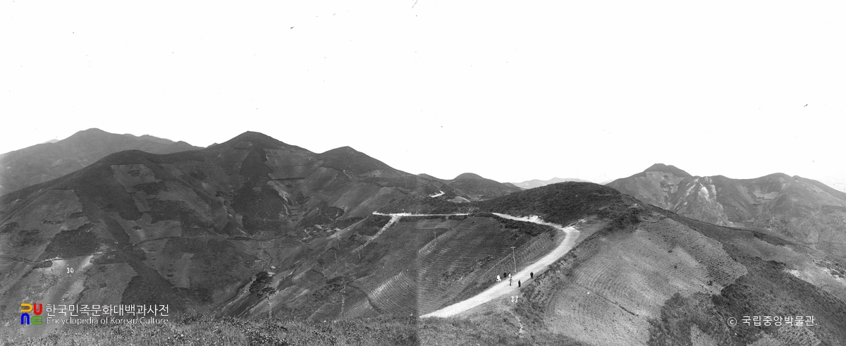 함남 이원 마운령(파노라마)