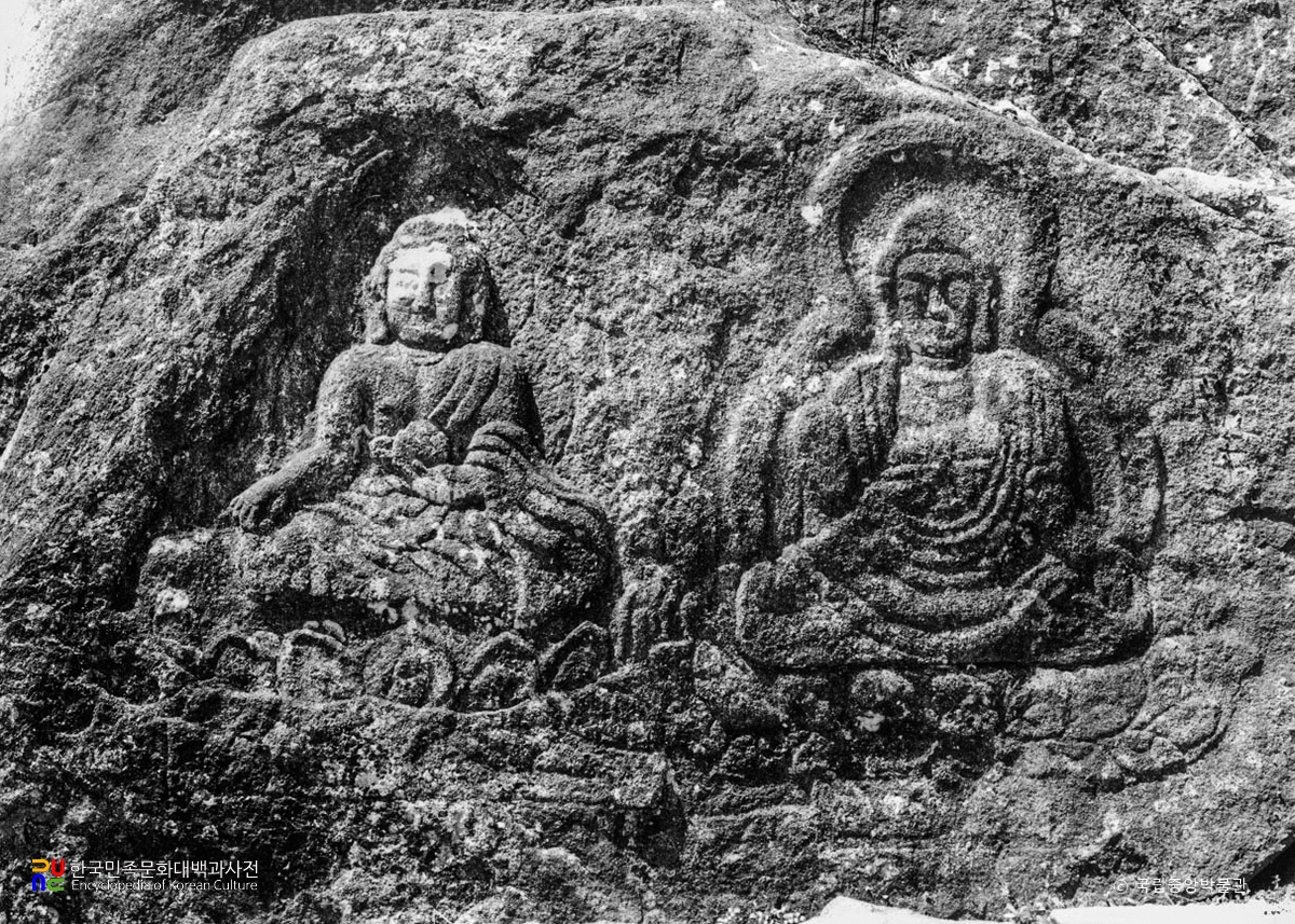 경주 남산 윤을곡 마애불좌상