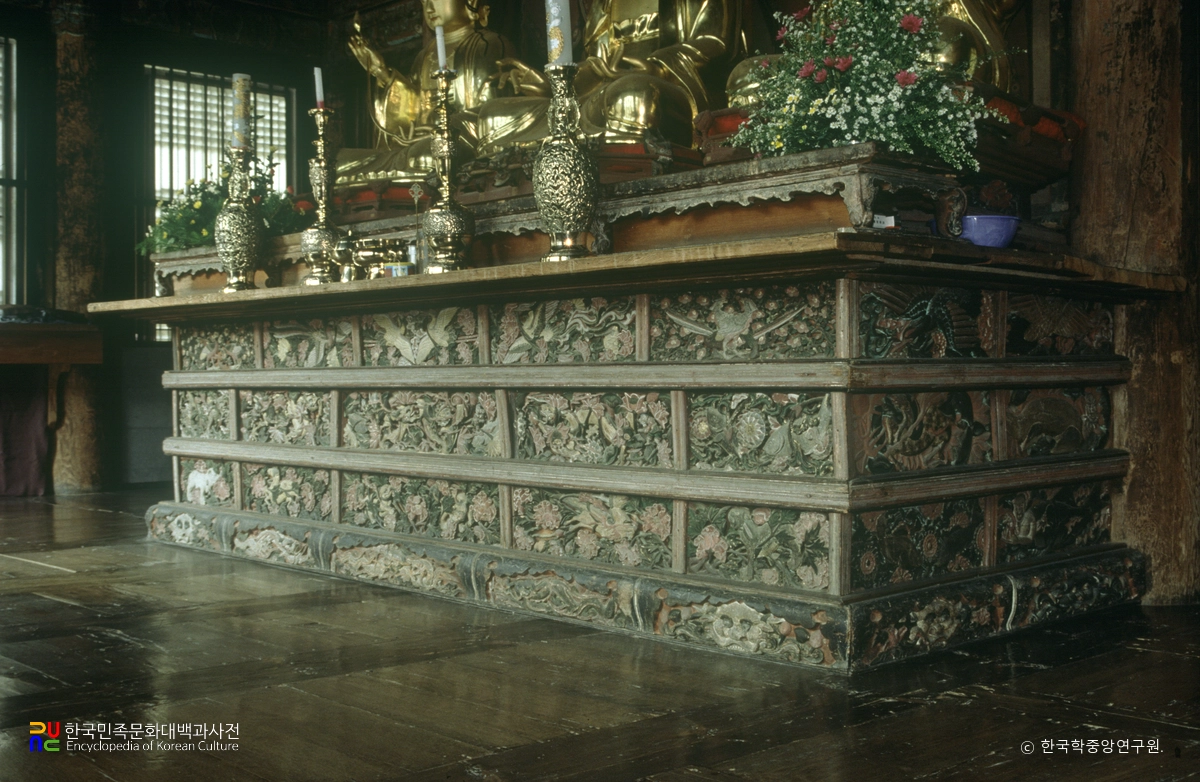 영천 은해사 백흥암 수미단