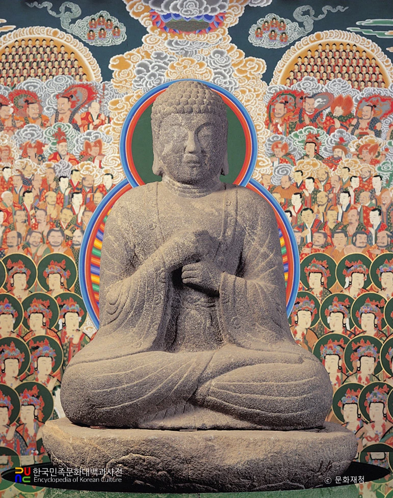 평택 심복사 석조 비로자나불 좌상