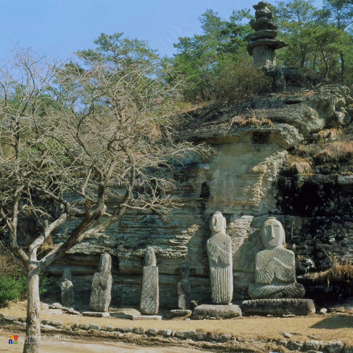 화순 운주사지 석불