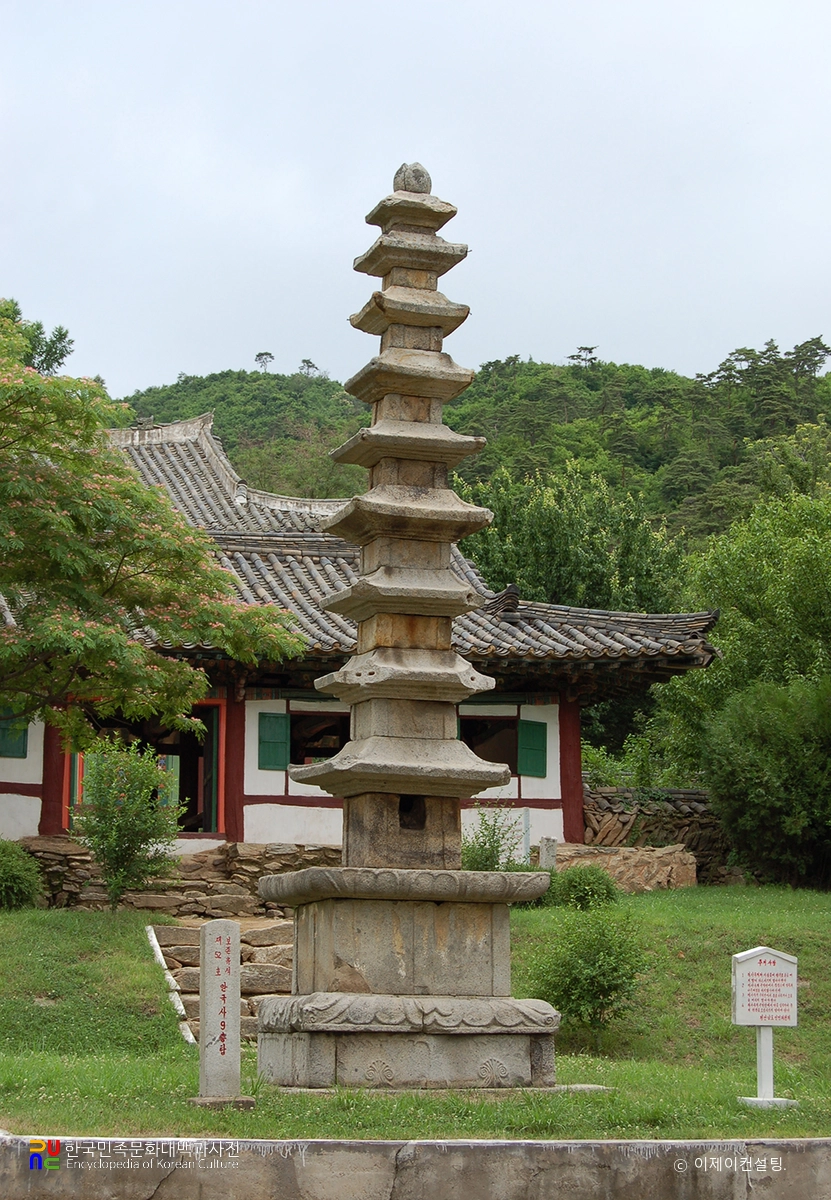 평성 안국사 구층탑